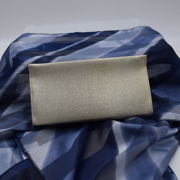 Mid-Century Gold Lame Clutch - Picture 1 of 5